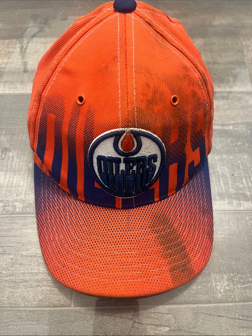 NHL Orange and Navy Licensed Hockey Hat Zephyr